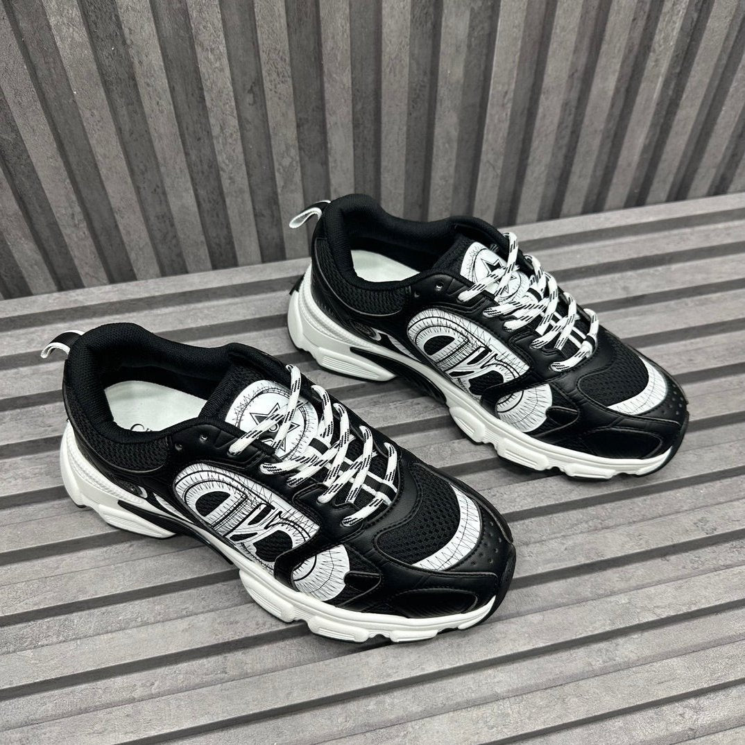 CD CHRONO SNEAKER BLACK CALFSKIN