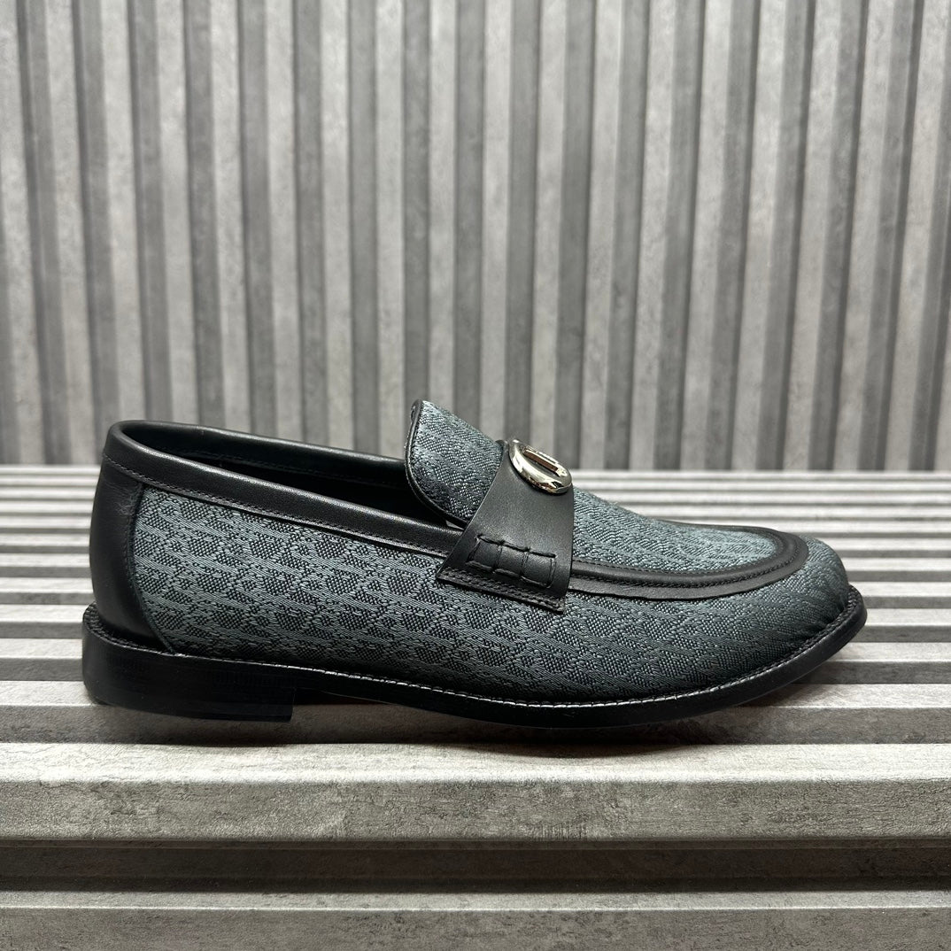 CD SYMBOL GRANVILLE LOAFER ANCHOR MONOGRAM JACQUARD