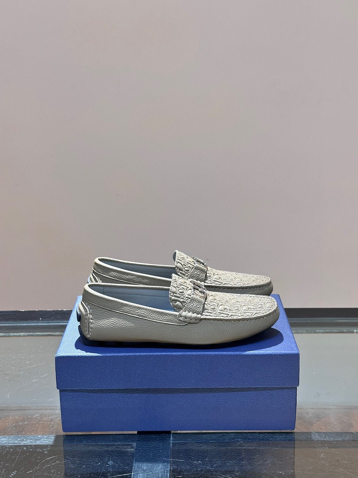 CD ODÉON LOAFER SAGE GREEN CALFSKIN