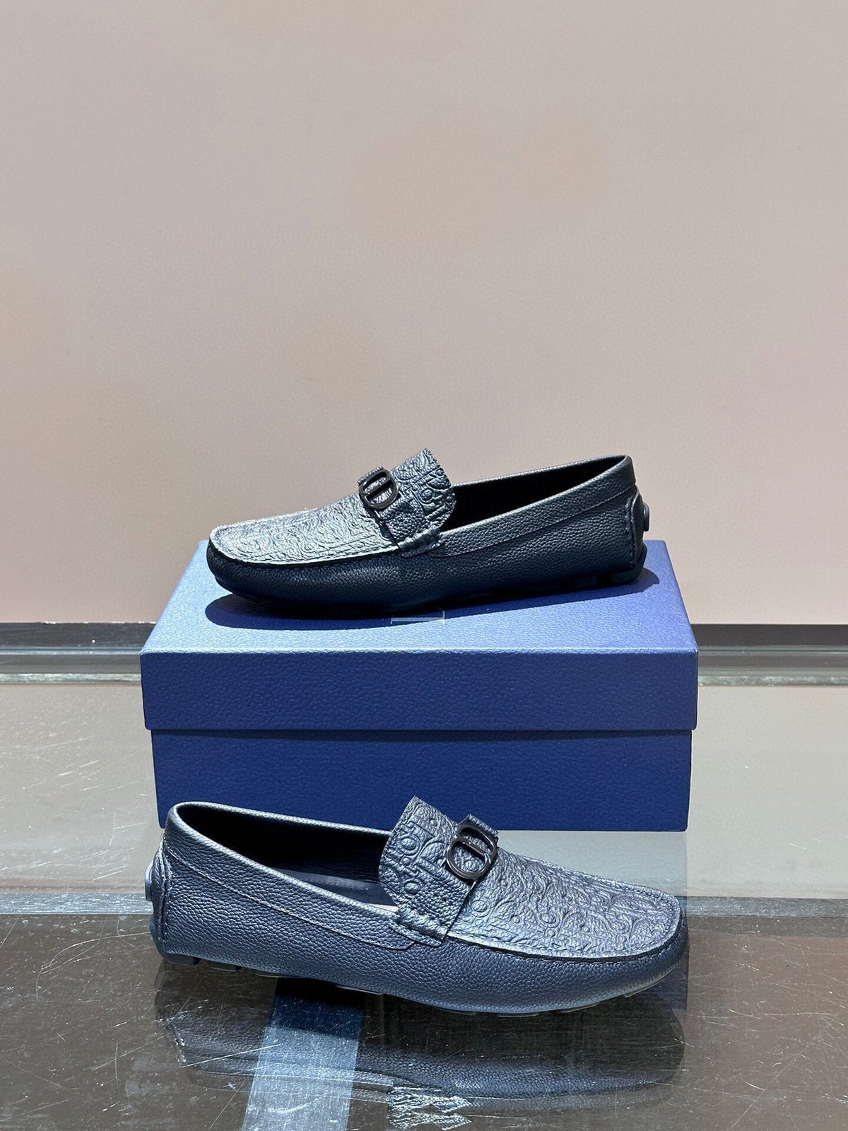 CD ODÉON LOAFER NAVY CALFSKIN