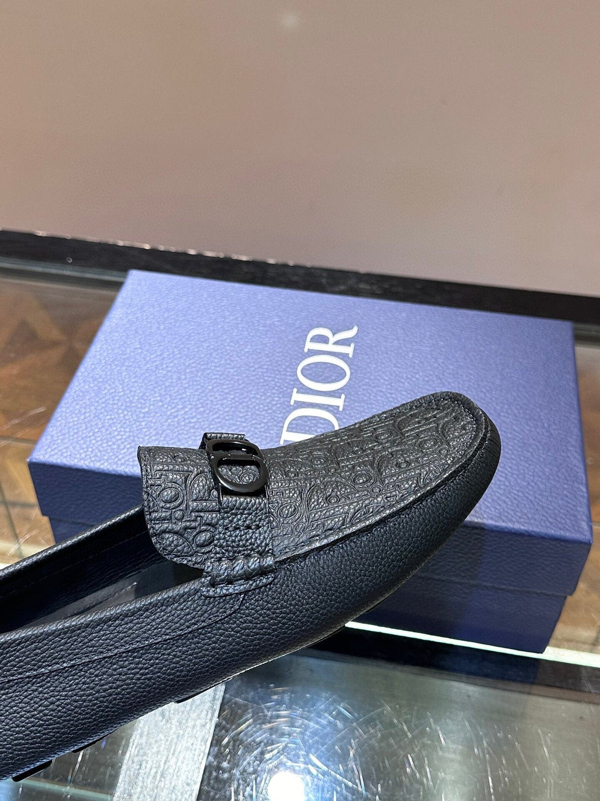 CD ODÉON LOAFER NAVY CALFSKIN