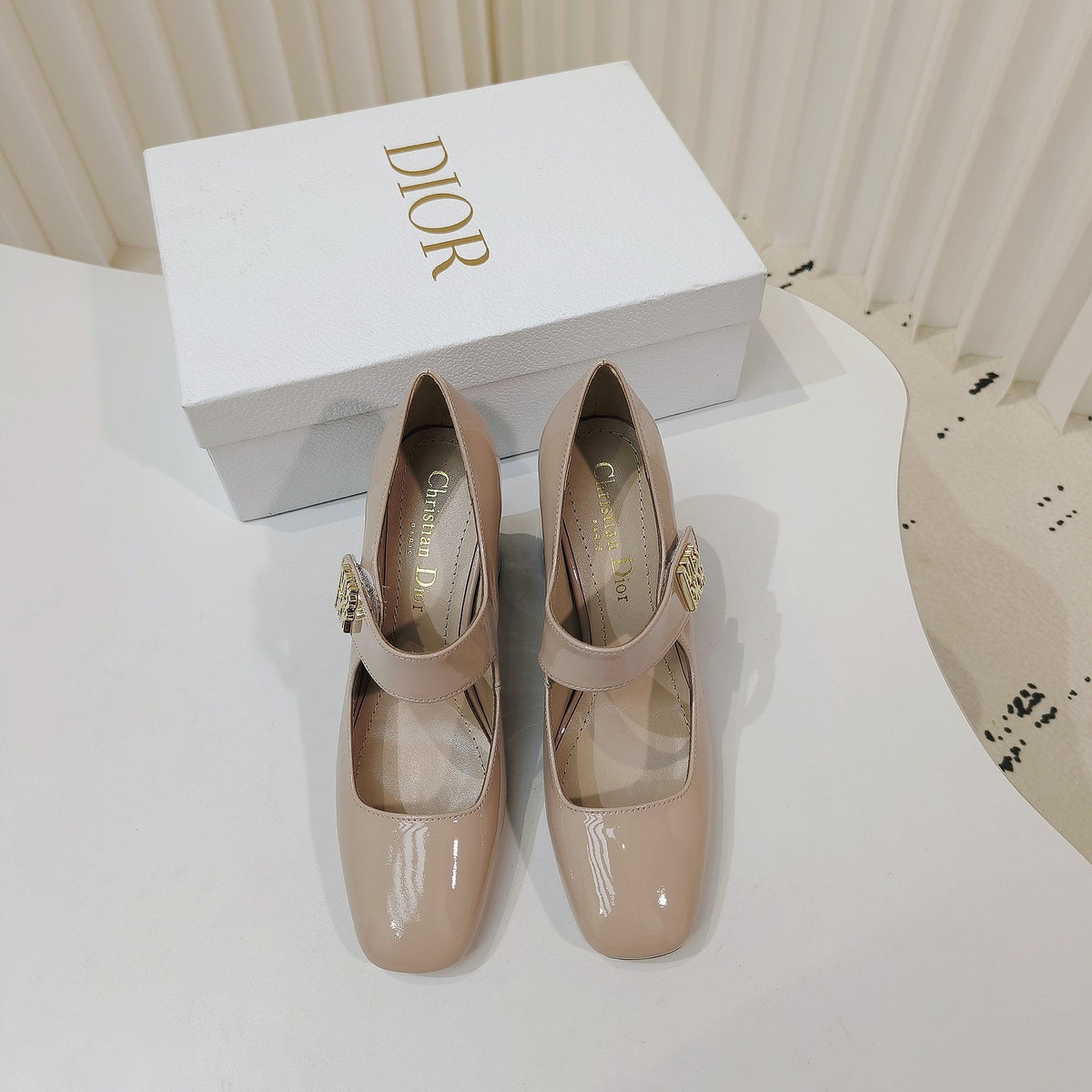 Miss Dior Pump 85mm In Beige Cowhide 111355