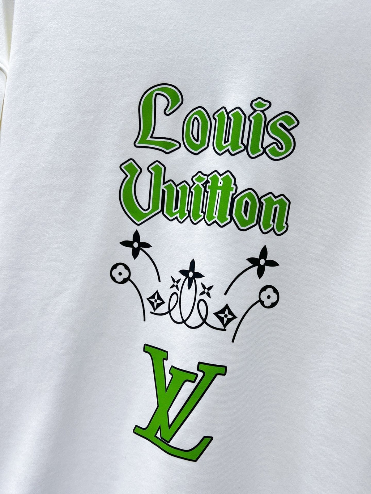 LV SWEATER IN WHITE POLYAMIDE FABRIC 238800