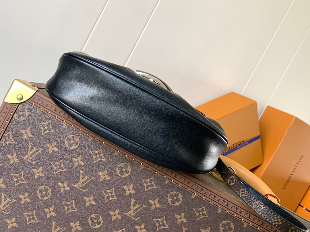 LV Sunset Vibe Handbag Black Sheepskin 241290