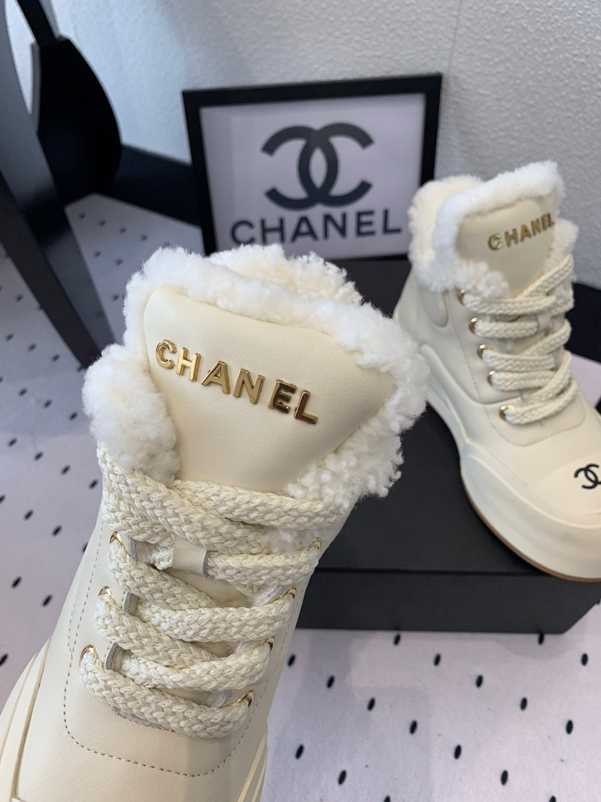Chanel 2026 Short Boots Wool Leather 189956