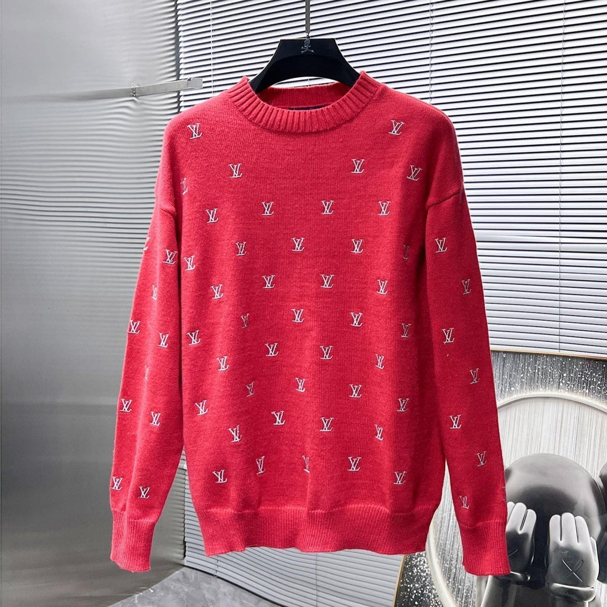 LV SWEATER IN RED WOOL 238798