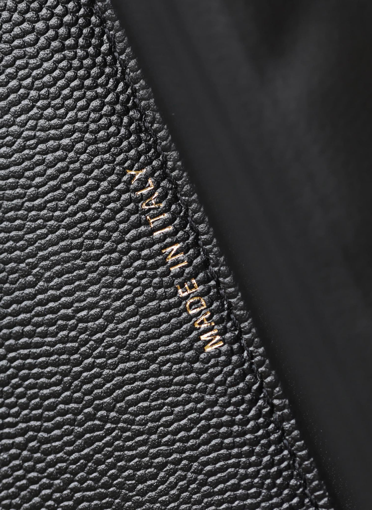 CC 25C Top Handle 18cm Black Grained Calfskin