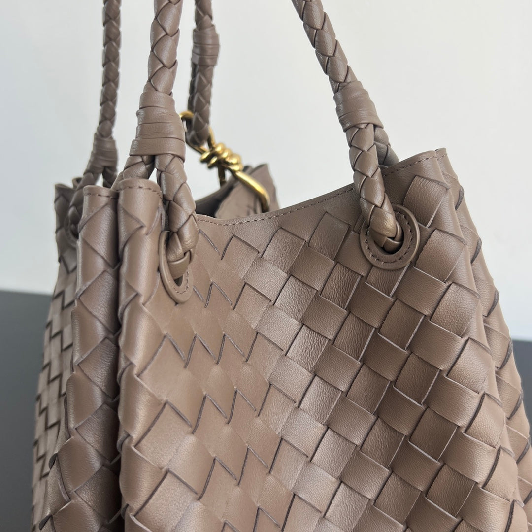 BV Intrecciato 30cm Bag Pinecone Brown Leather 532271