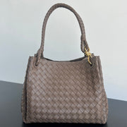 BV Intrecciato 30cm Bag Pinecone Brown Leather 532271