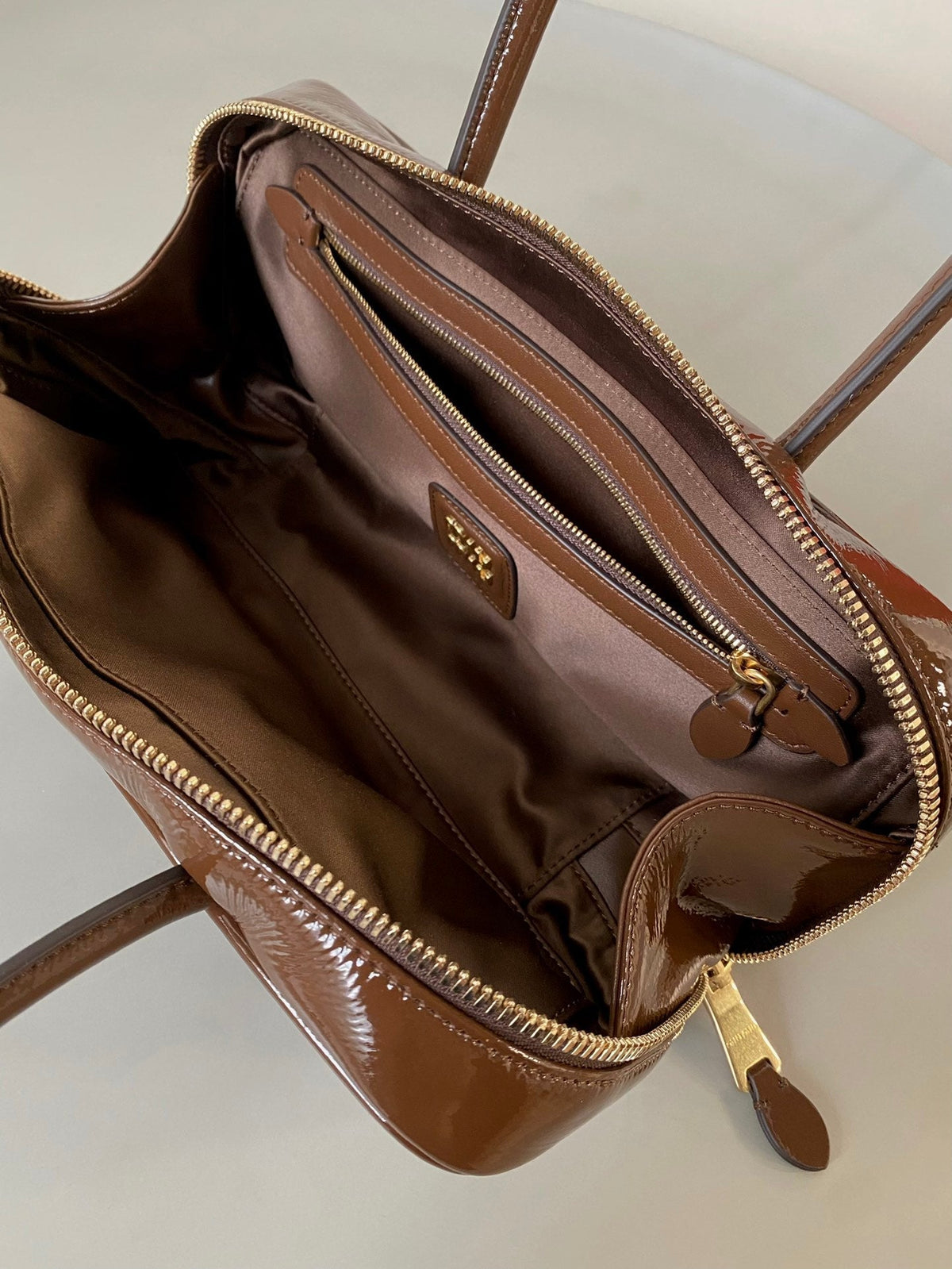Beau Naplak 27cm Brown Patent Leather