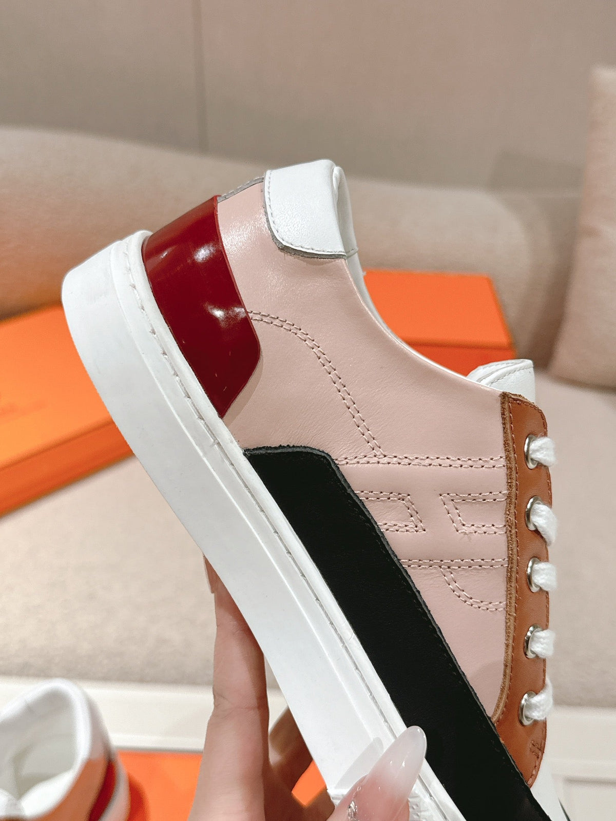HM 25ss Sneakers Colorful Cowhide 577543
