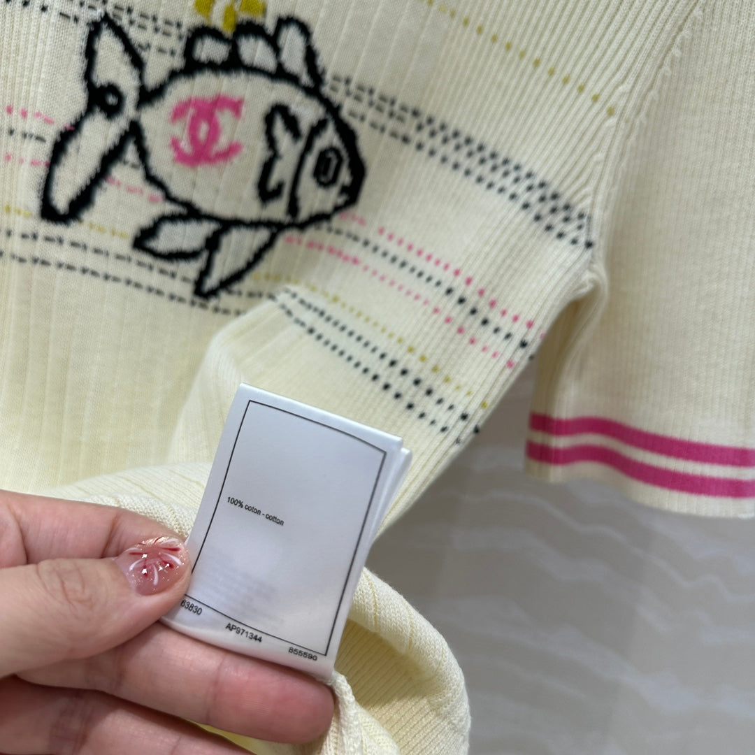 CC 25 T- shirt Ivory Wool