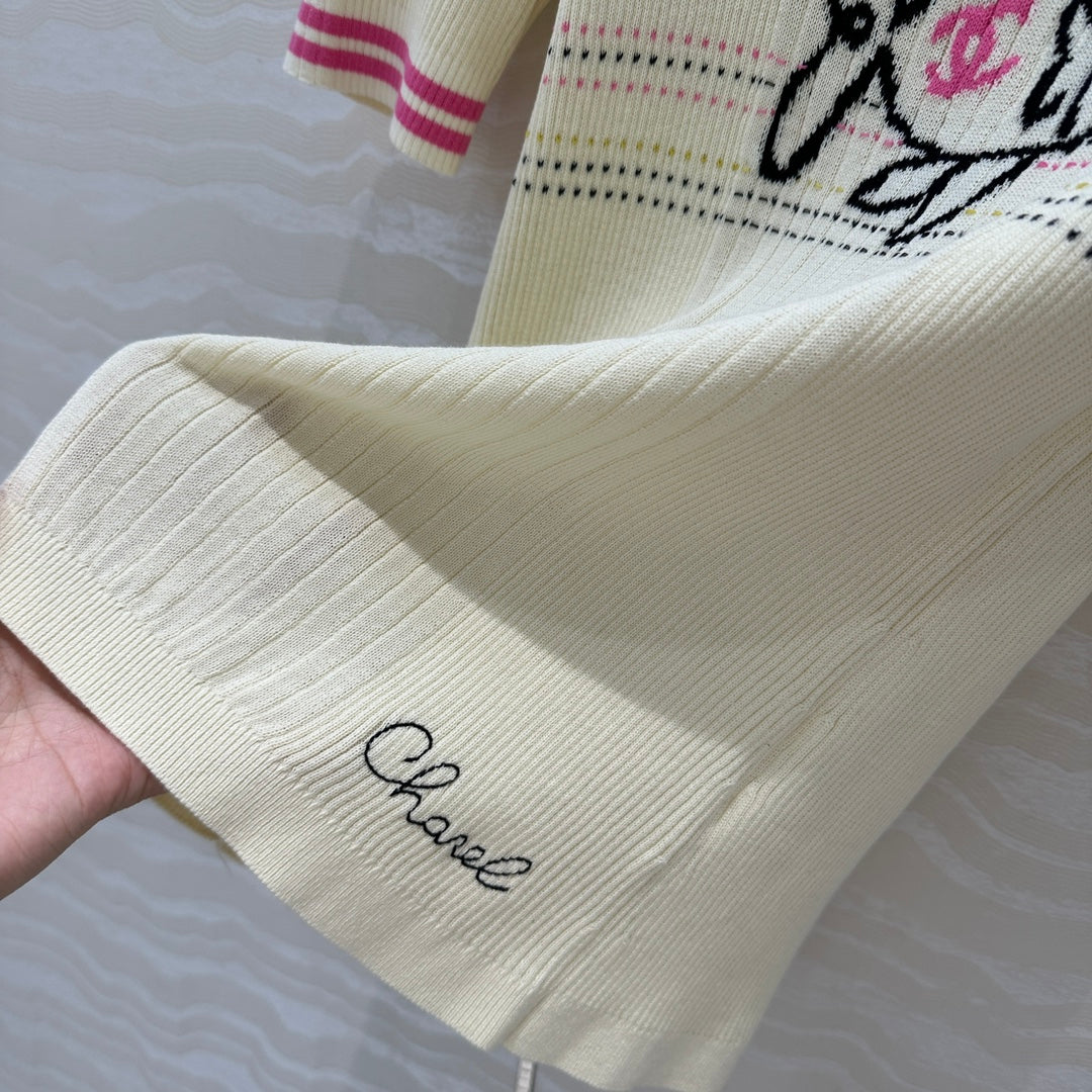 CC 25 T- shirt Ivory Wool