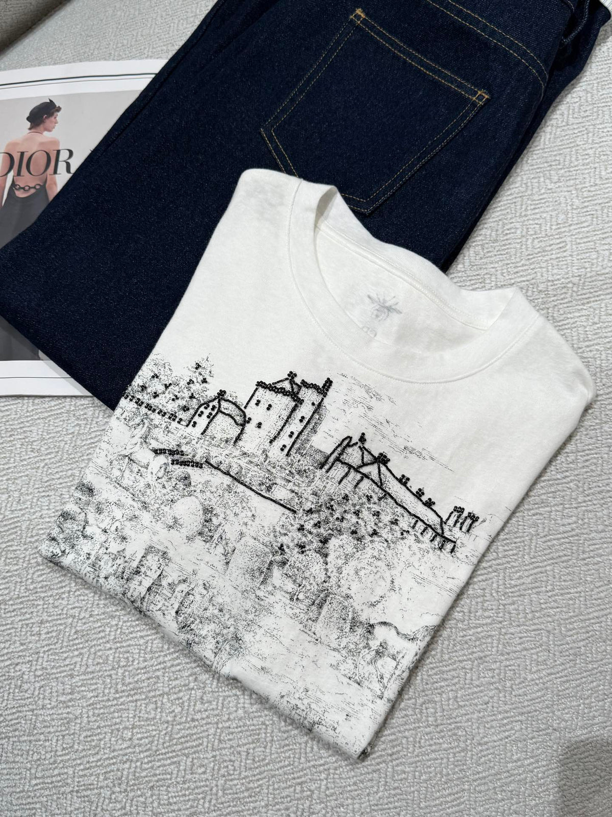 Dior 25C T-shirt White 228230