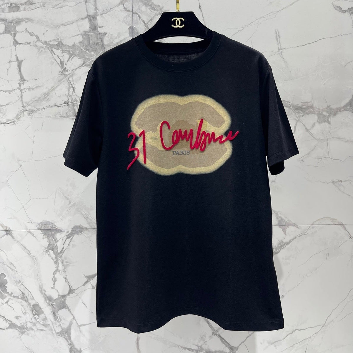 CC T-shirt In Black Cotton