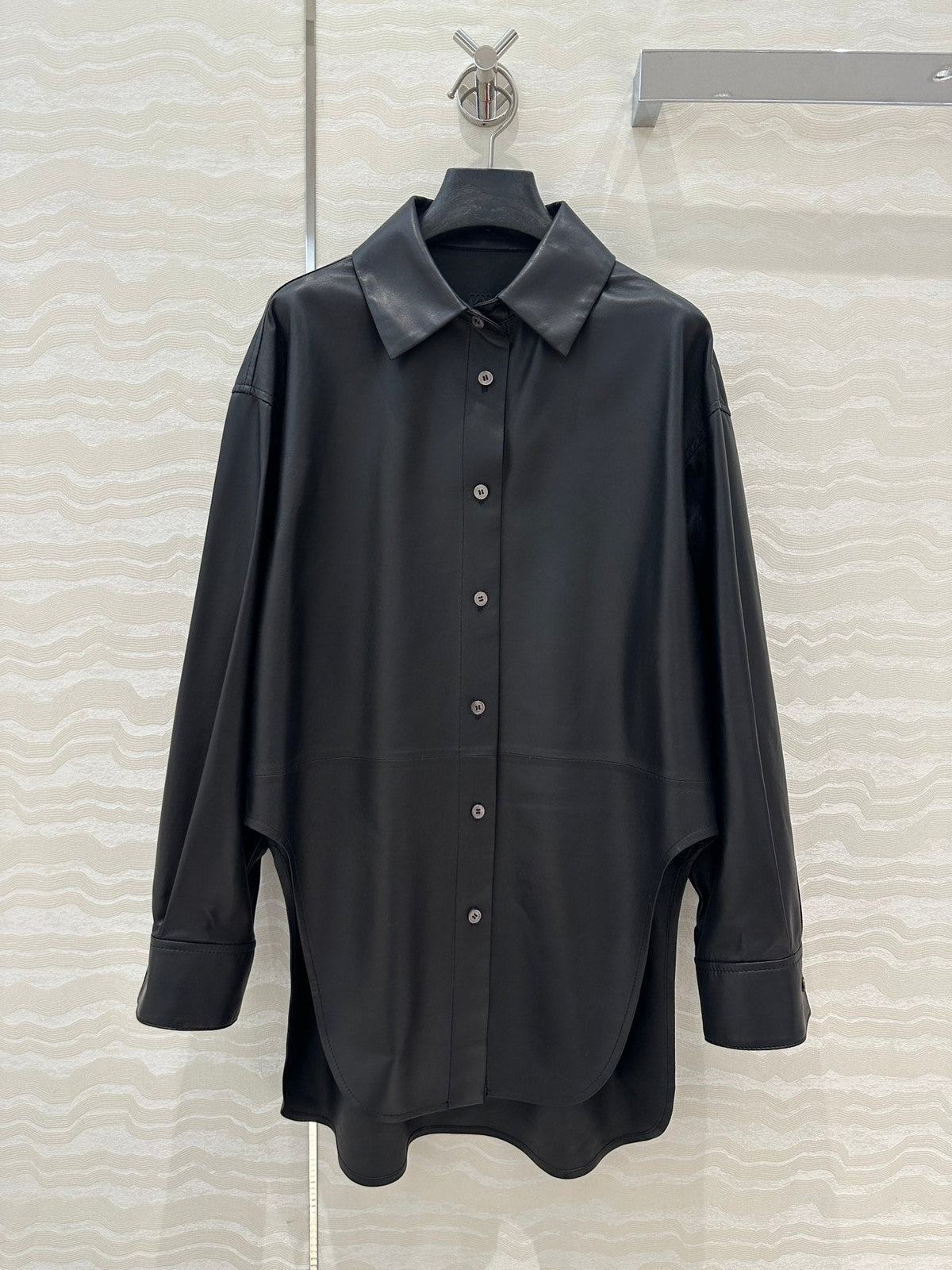 Loewe Shirt Jacket Black Lambskin