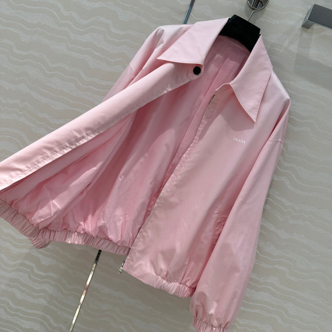 Prada Old Cadre Jacket Pink Cotton