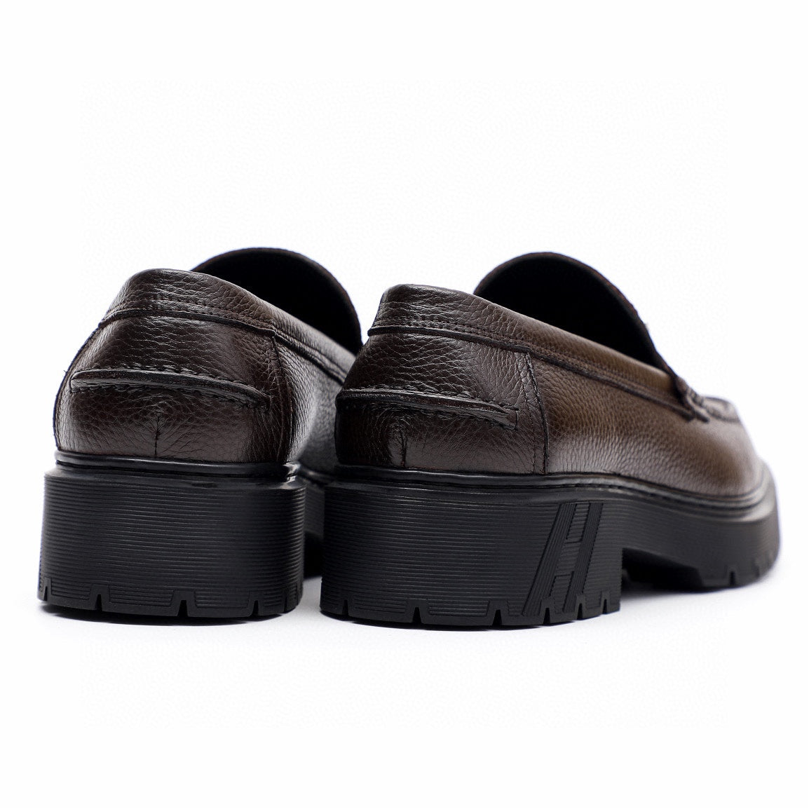 HM Men's Loafer Dark Brown Cowhide 616532