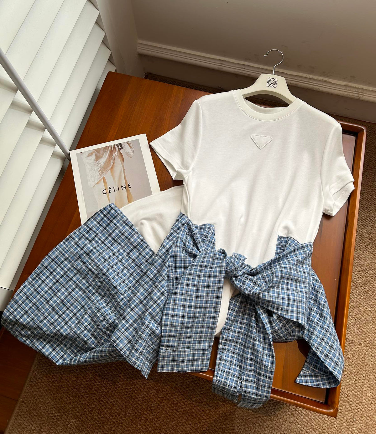 Loewe Patchwork Dress Cotton Nylon
