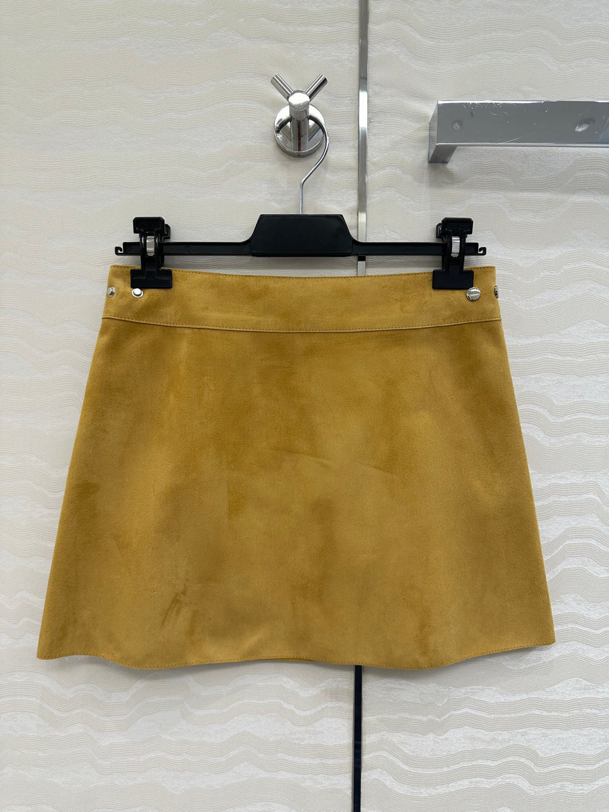 Prada Skirt Yellow Lambskin