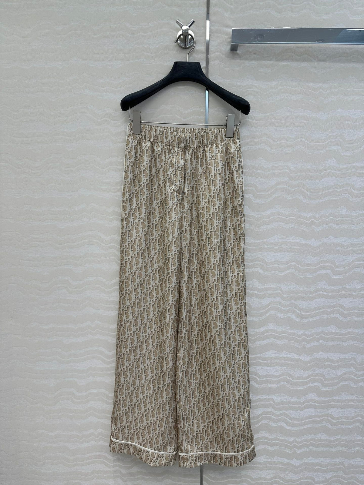 CD Pijama Trouser Beige Silk