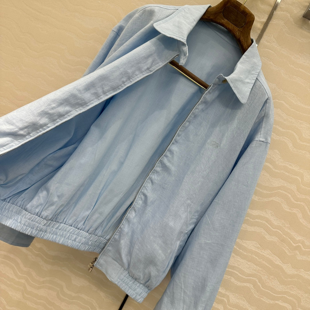 LP 25 Jacket Blue Linen Cotton 280844