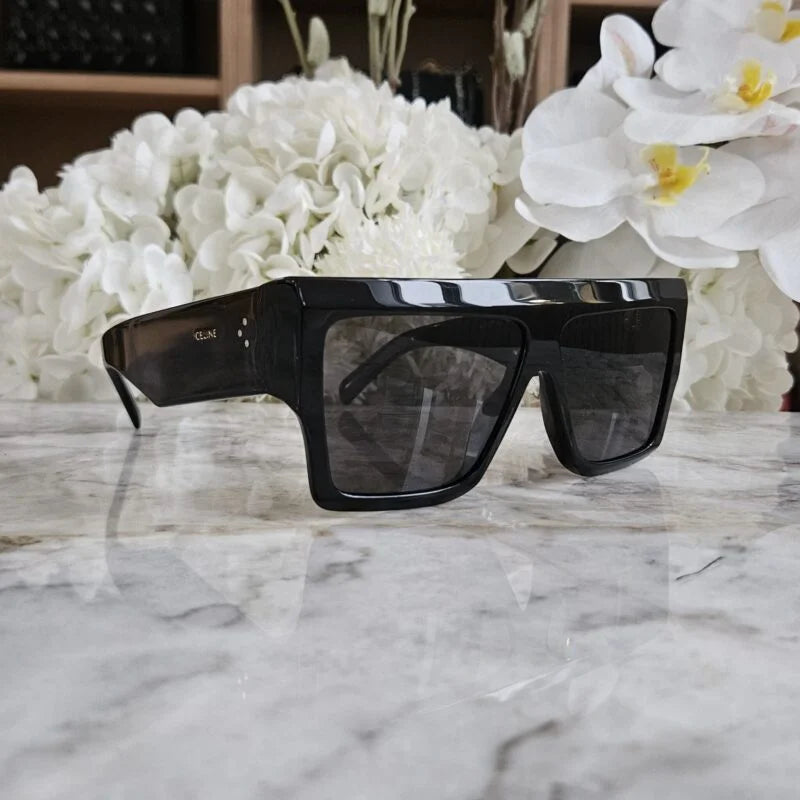 Celine Sunglasses Black Acetate
