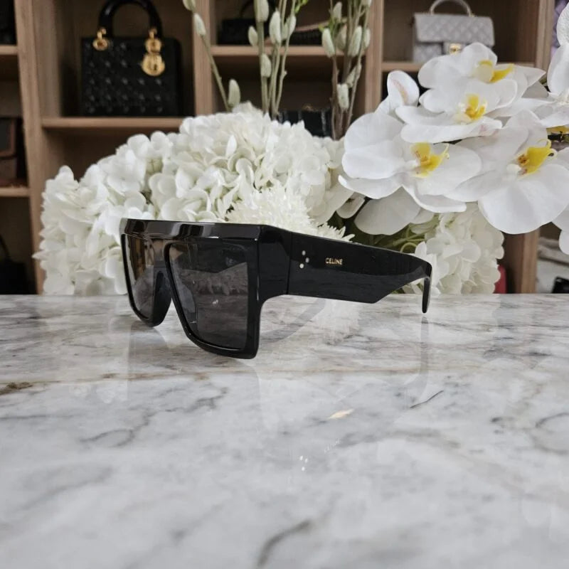 Celine Sunglasses Black Acetate
