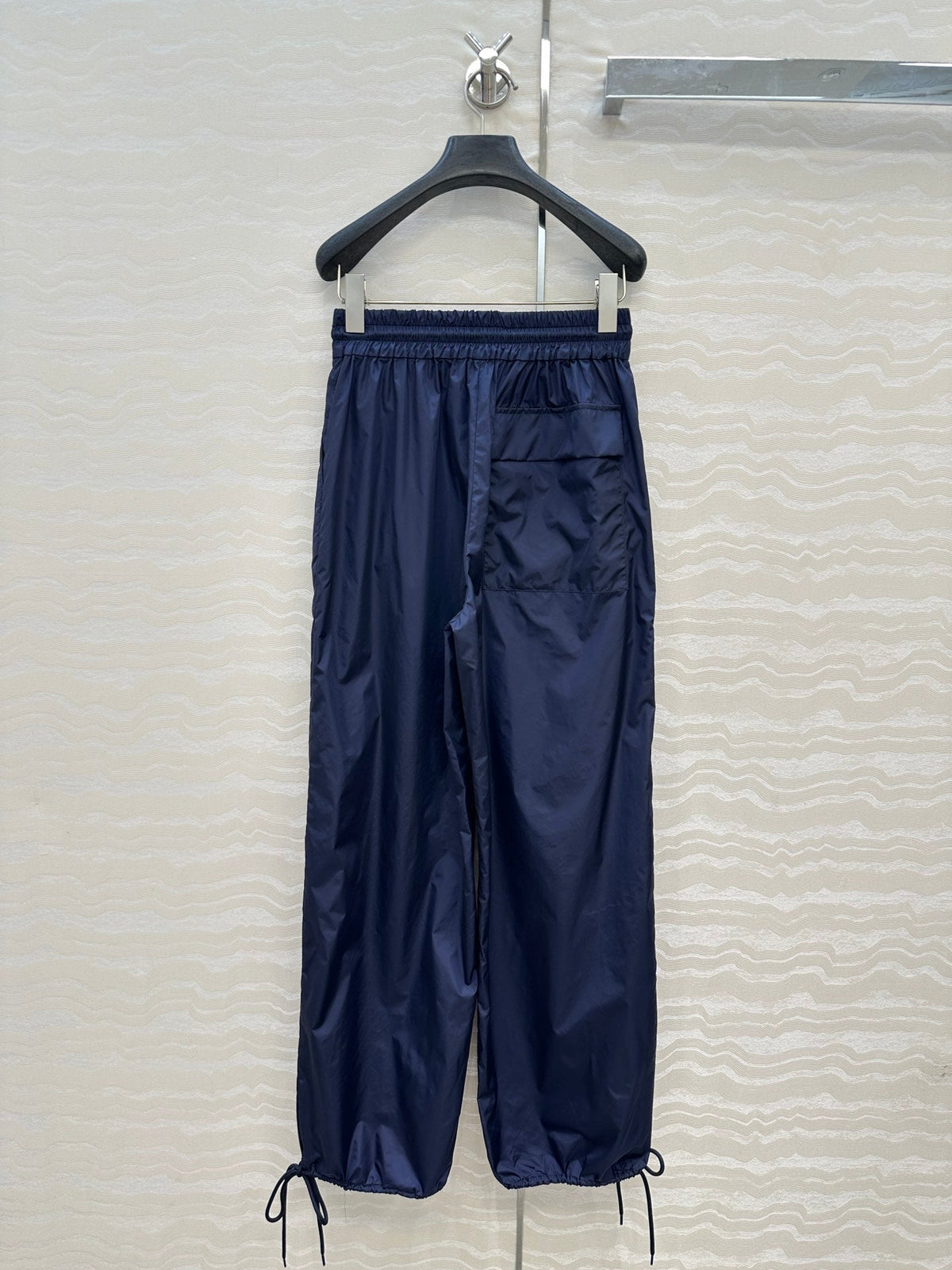 Prada Trouser Navy Blue Poliamida