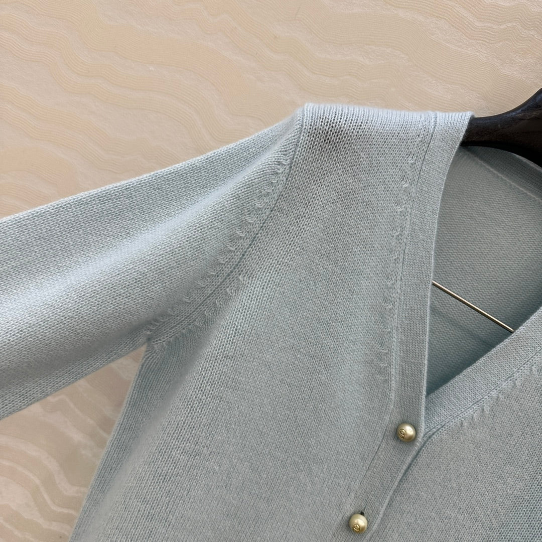Dior 2025 Cardigan Blue Cashmere