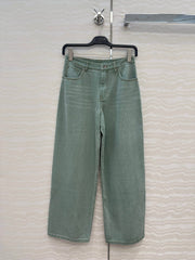 Loewe Jean Green Cotton