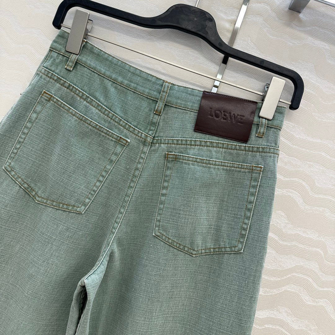 Loewe Jean Green Cotton