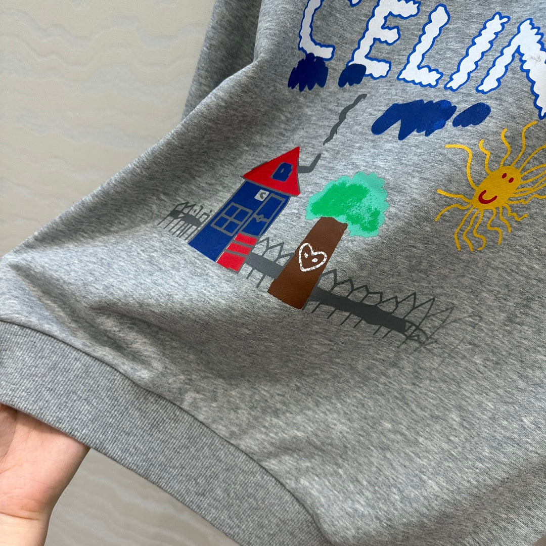 Celine 25 Sweater Grey mix colors Cotton