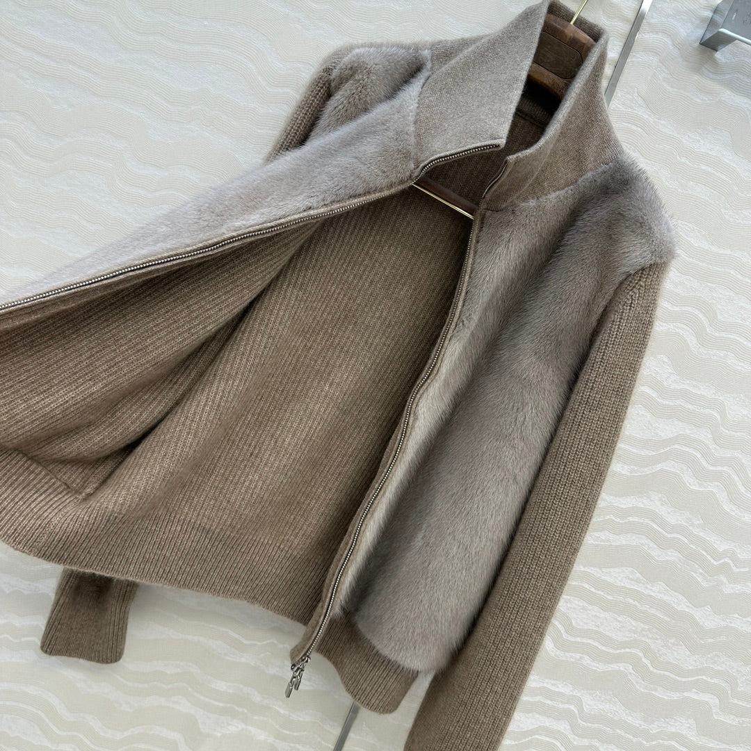 LP 25 Coat Taupe Fur Cashmere 299023