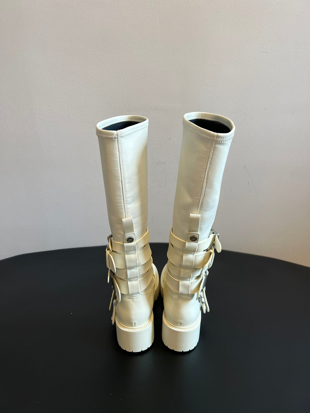 Dior 2025 Long Boot White Cowhide 501248