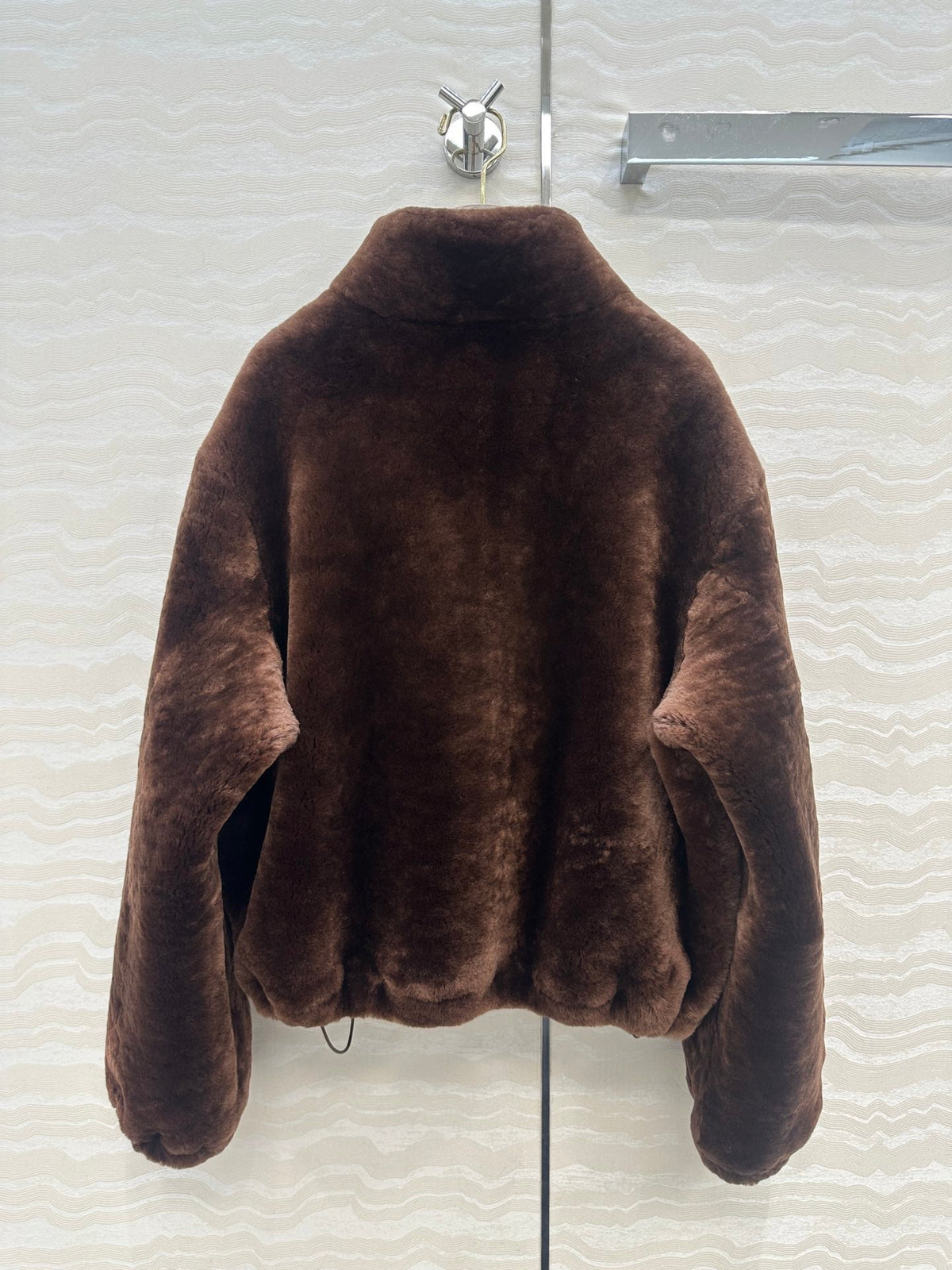 LP 25 Bomber Jacket Rich Brown Shearling Leather 314256