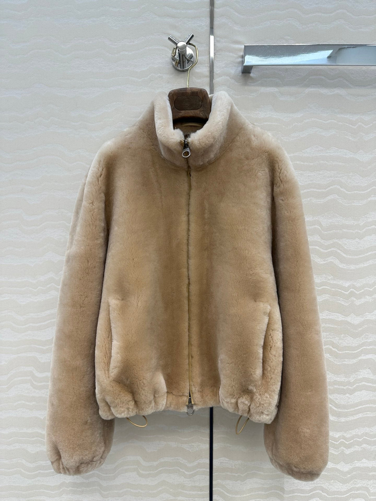 LP 25 Bomber Jacket  Pine Nuts Shearling Leather 314257