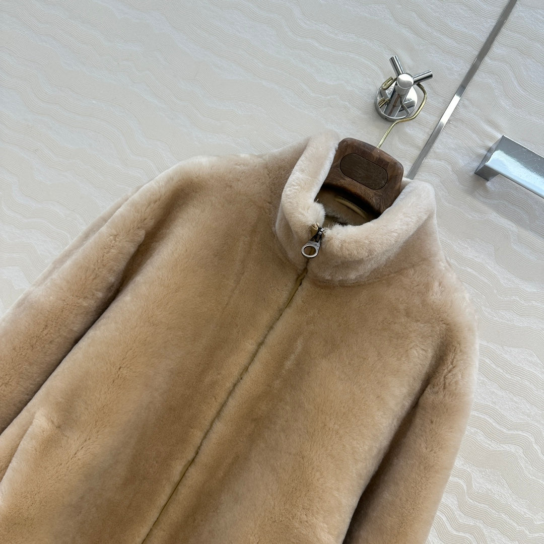 LP 25 Bomber Jacket  Pine Nuts Shearling Leather 314257