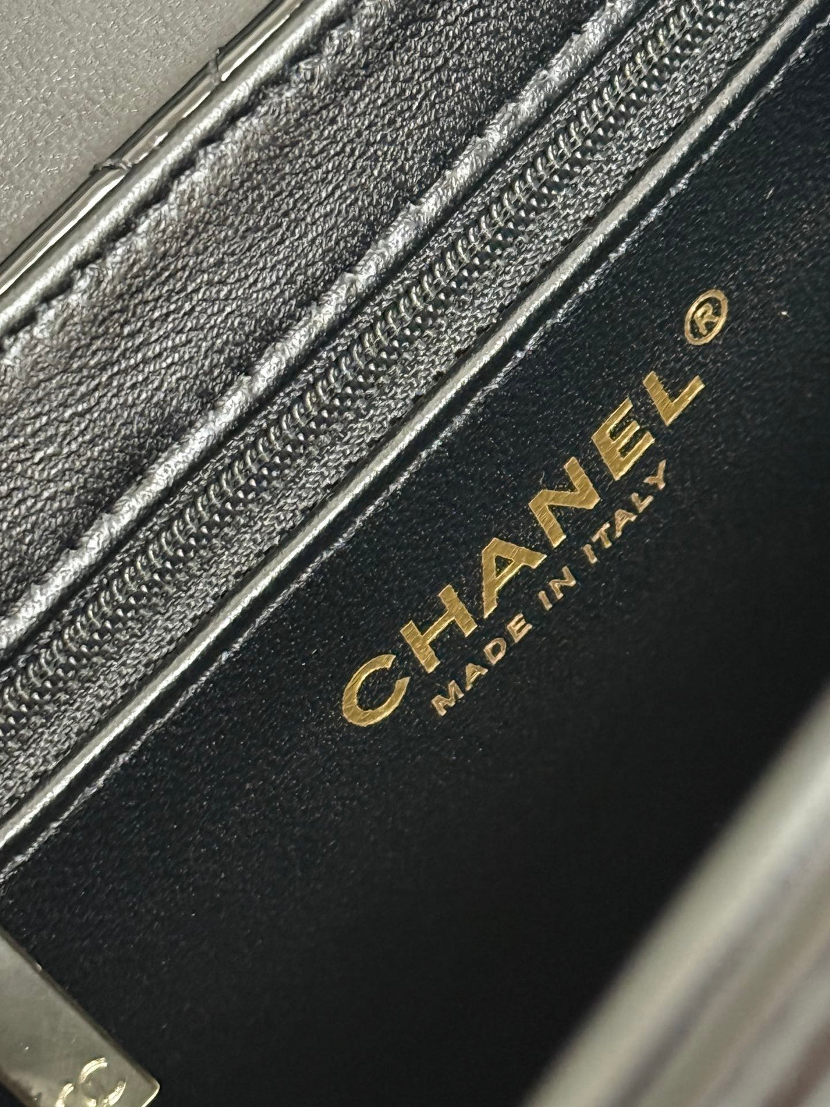 Chanel 2026 Kelly Bag 19cm Quilted Black Patent Leather