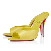 CL 26ss High Heel Mules 100 Yellow Sheepskin