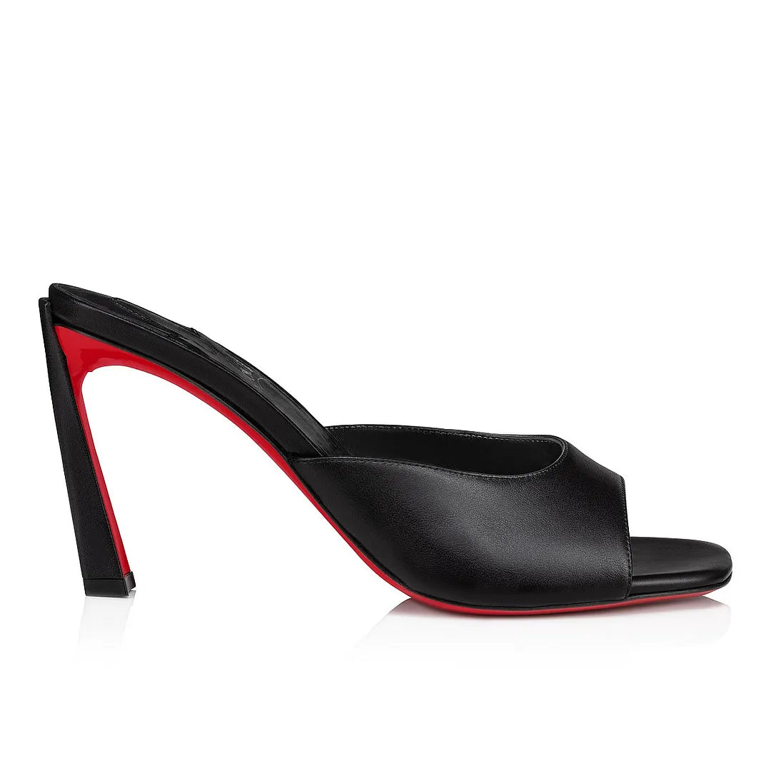 CL 26ss Square Toe Heels Sandals 85 Leather