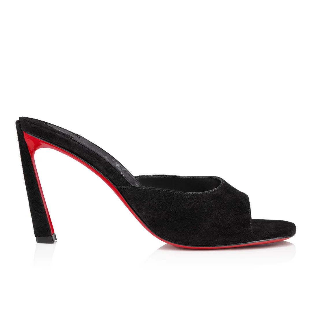 CL 26ss Square-toed High Heel Mules 85 Suede