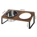 Wooden Pet Feeding Rack