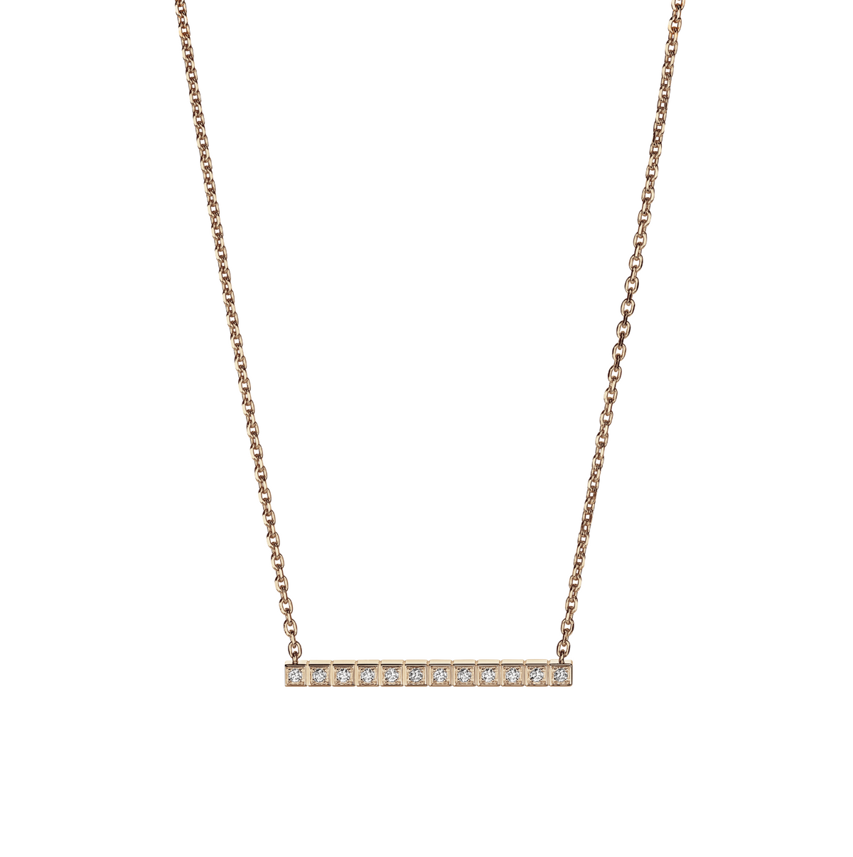 ICE CUBE FULL-SET DIAMONDS NECKLACE