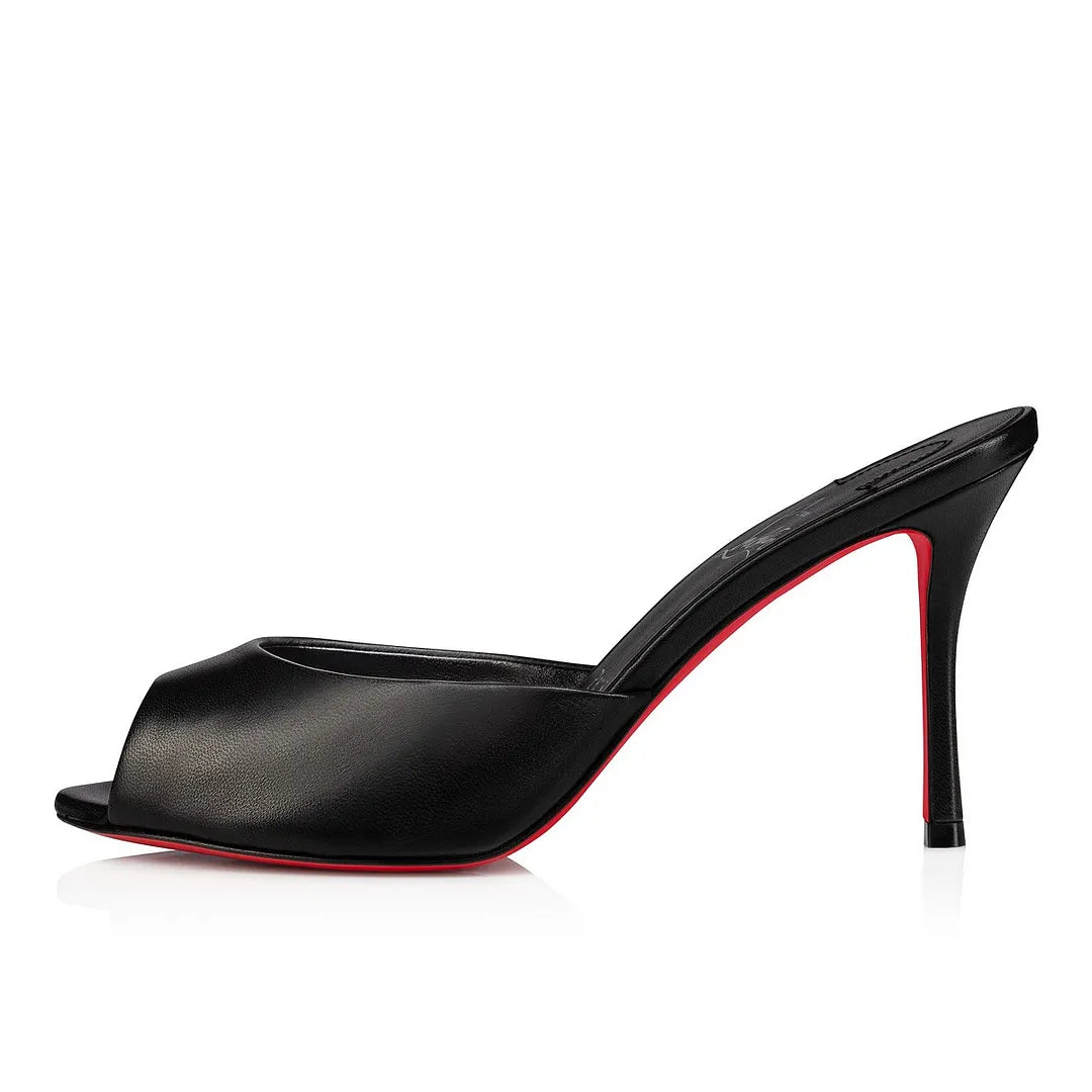 CL 26ss High Heel Mules 85 Smooth Leather