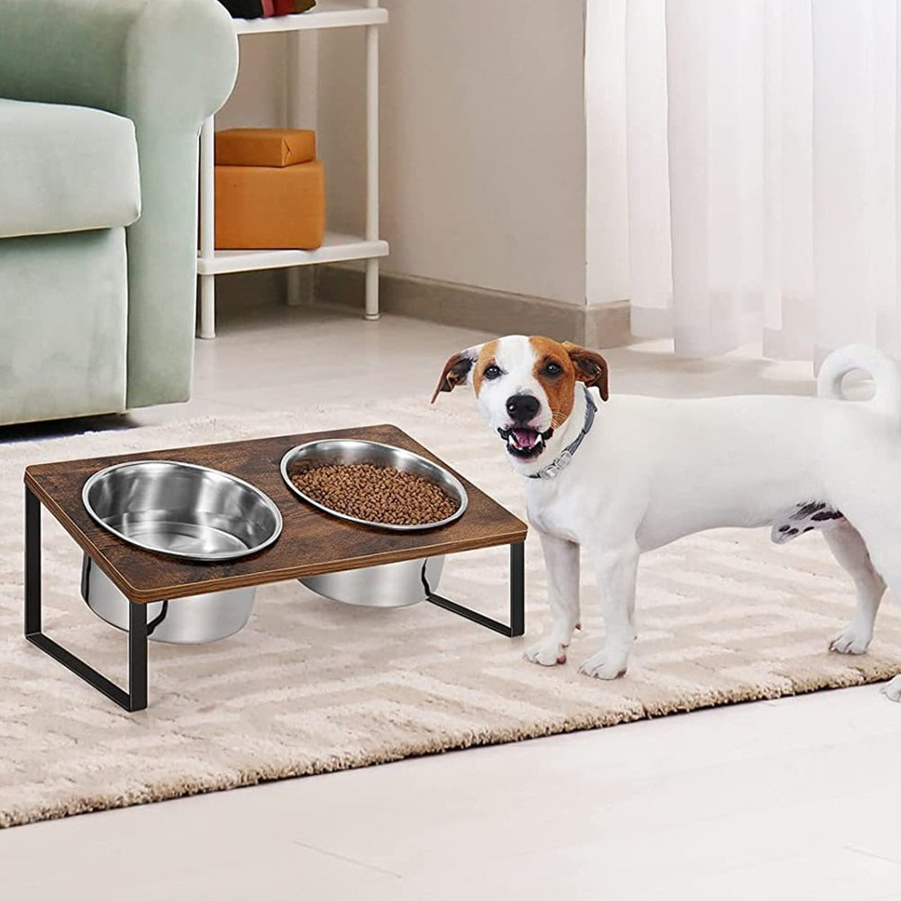 Wooden Pet Feeding Rack #NEO12486