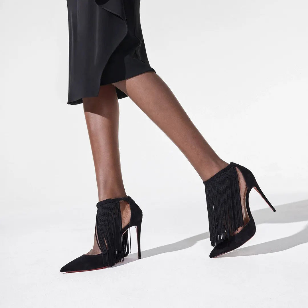 CL 26ss High Heel Sandals 100 Suede Leather
