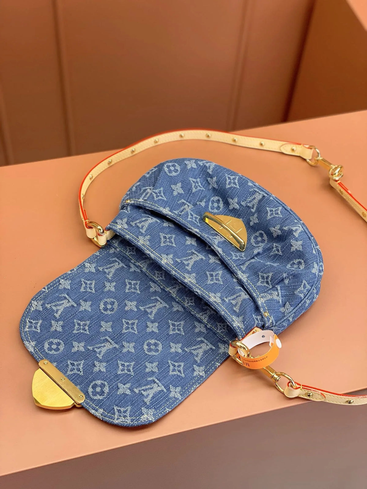 LV Sunset 27cm Monogram Blue Denim