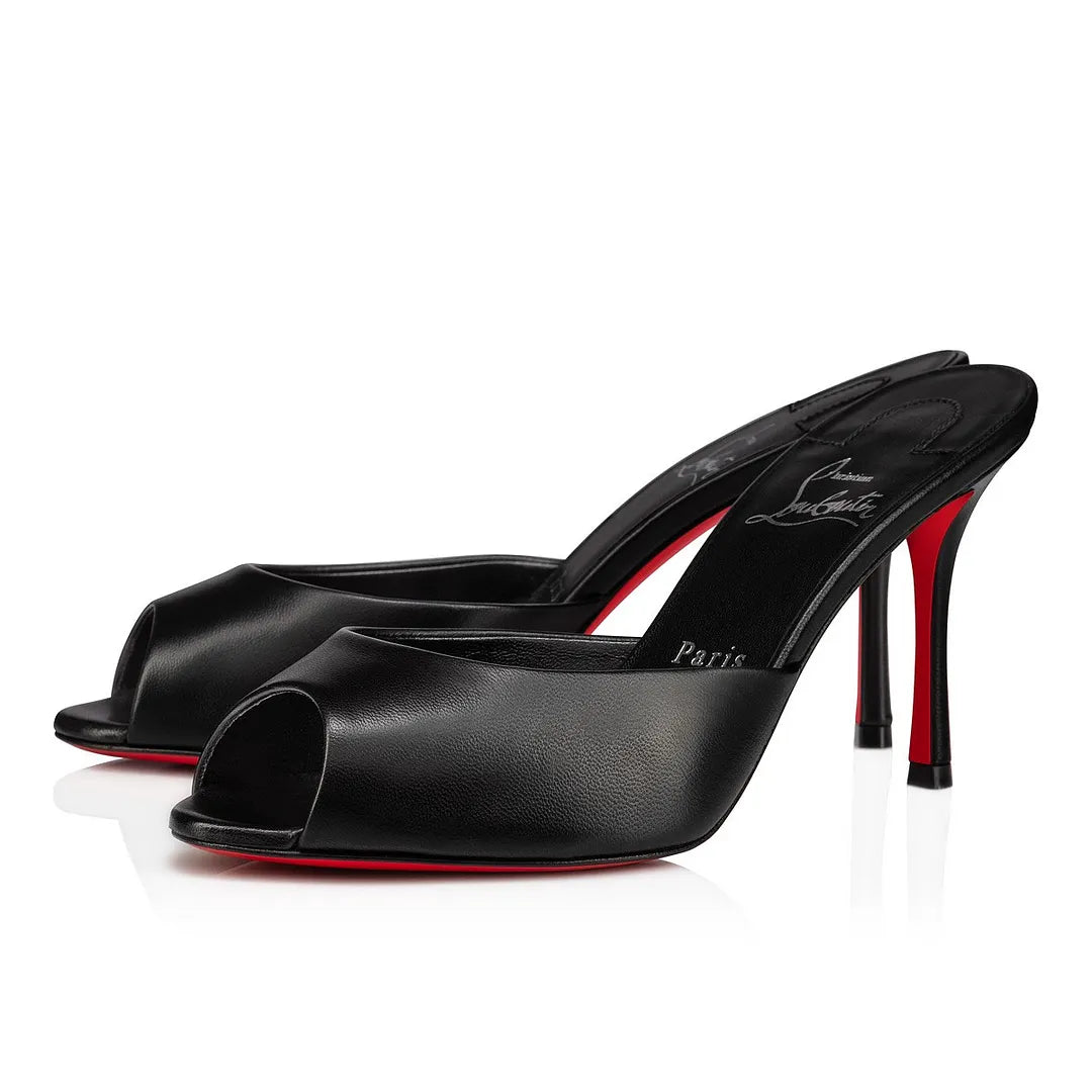 CL 26ss High Heel Mules 85 Smooth Leather