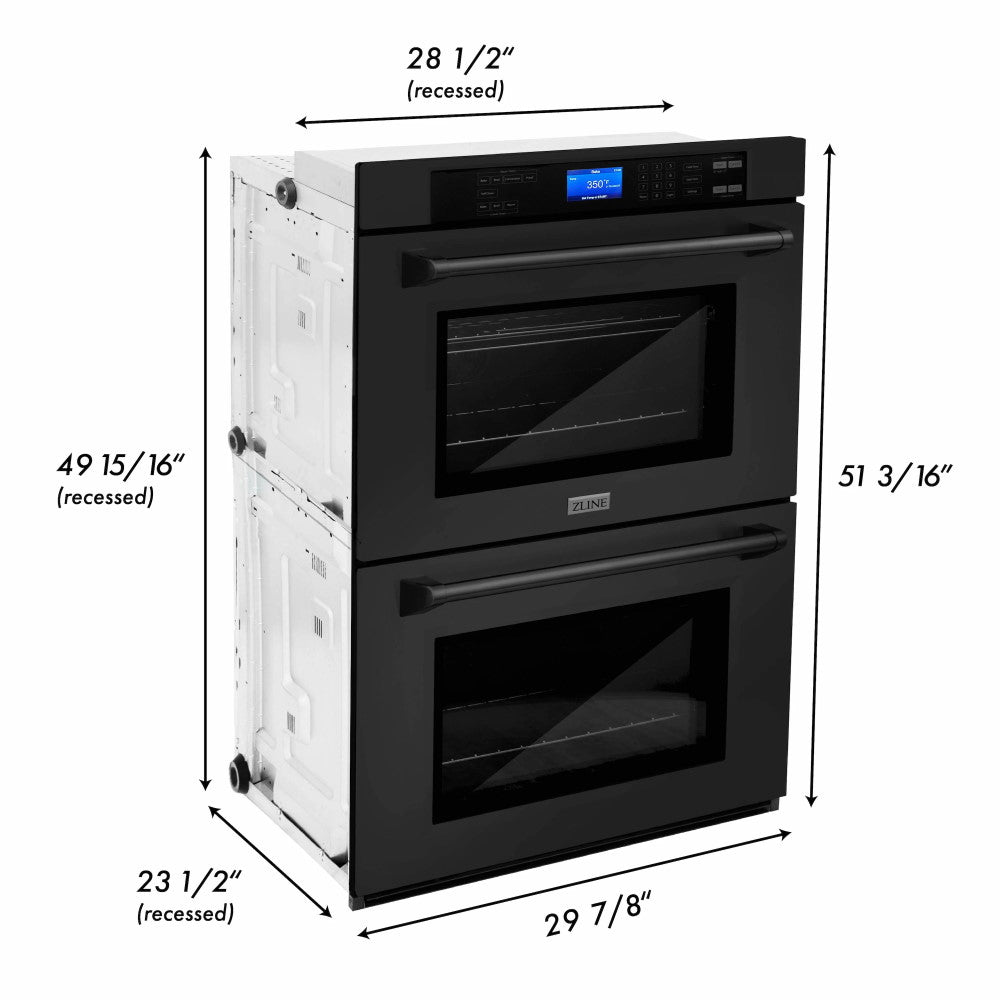 ZLINE 30 in. Professional Double Wall Oven with Self Clean (AWD-30)